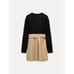 Nwt- Zara BELTED COMBINATION SHORT DRESS-M
