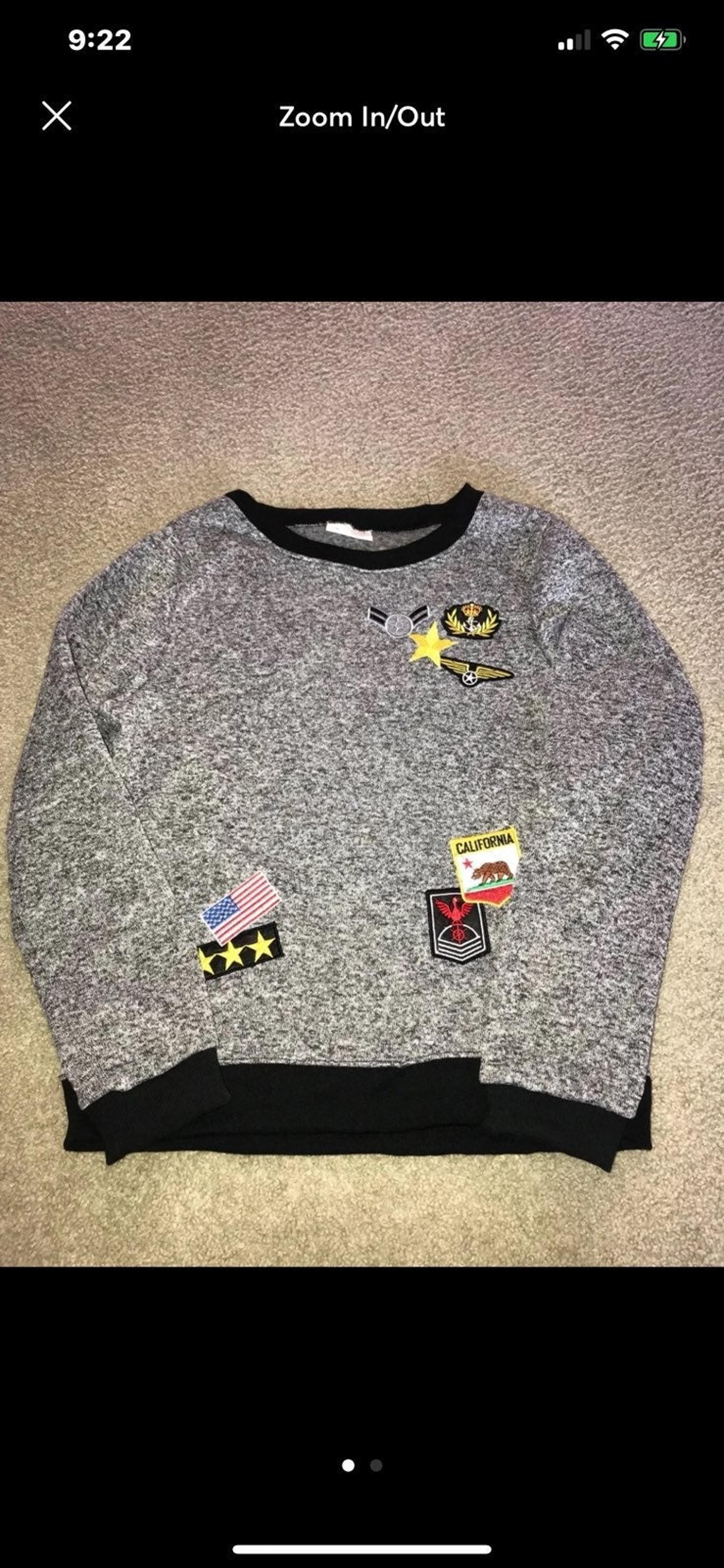 Womens California Sweatshirt Large NWOT