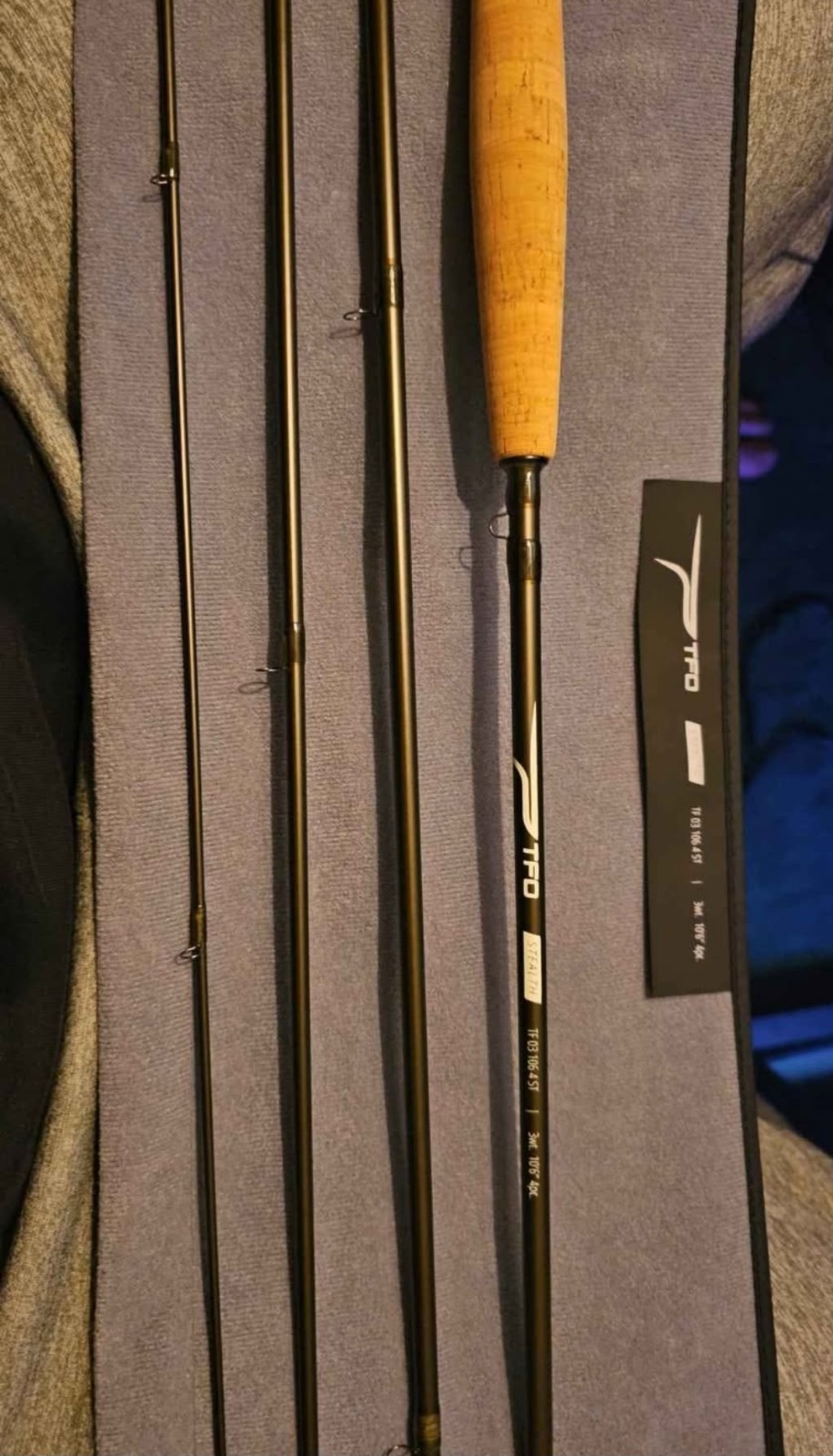 TFO Stealth 10.5ft 3wt Euro Fly Rod