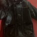 Fur black kids coat