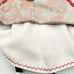 Vintage German 18” Composite Head Doll Soft Body Painted Hair Handmade Dress.
