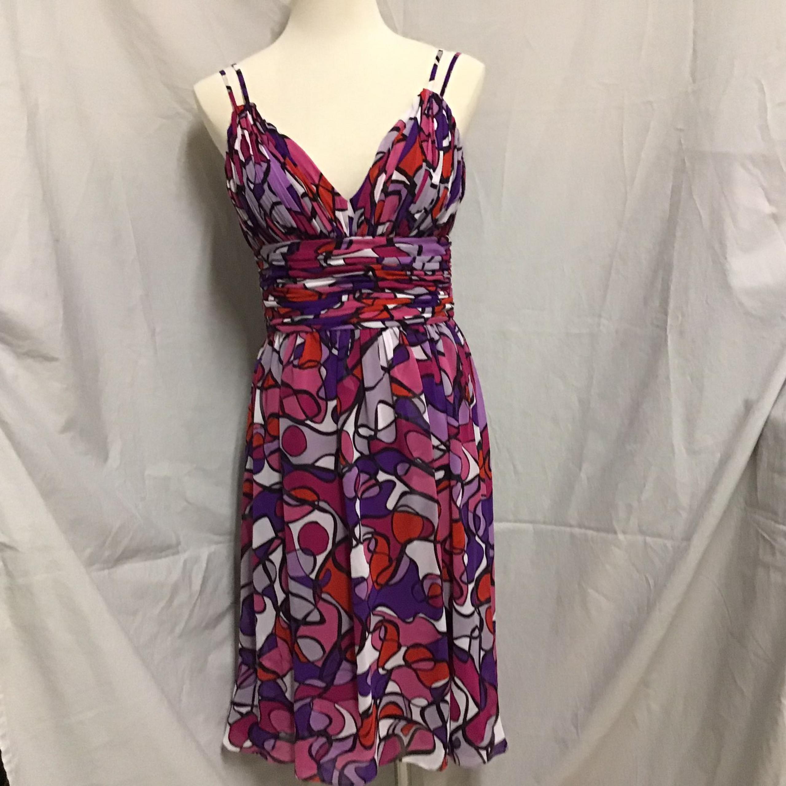 Oleg Cassini Spaghetti Strap Midi