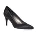Stuart Weitzman Pinot Black Pump Heels, Size 8.5, Fabric Glitter