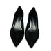 Stuart Weitzman Pinot Black Pump Heels, Size 8.5, Fabric Glitter