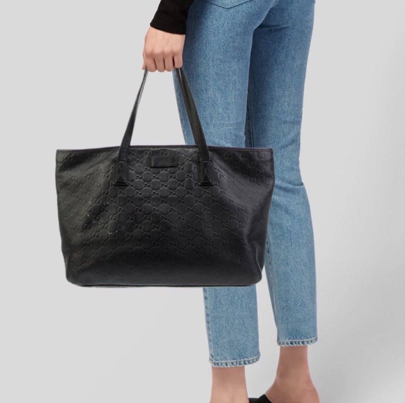 Tote Bag Authentic Gucci Guccissima Tote