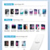 NANAMI Fast Wireless Charger - Qi Certified Charging Stand 7.5W Compatible iPhon