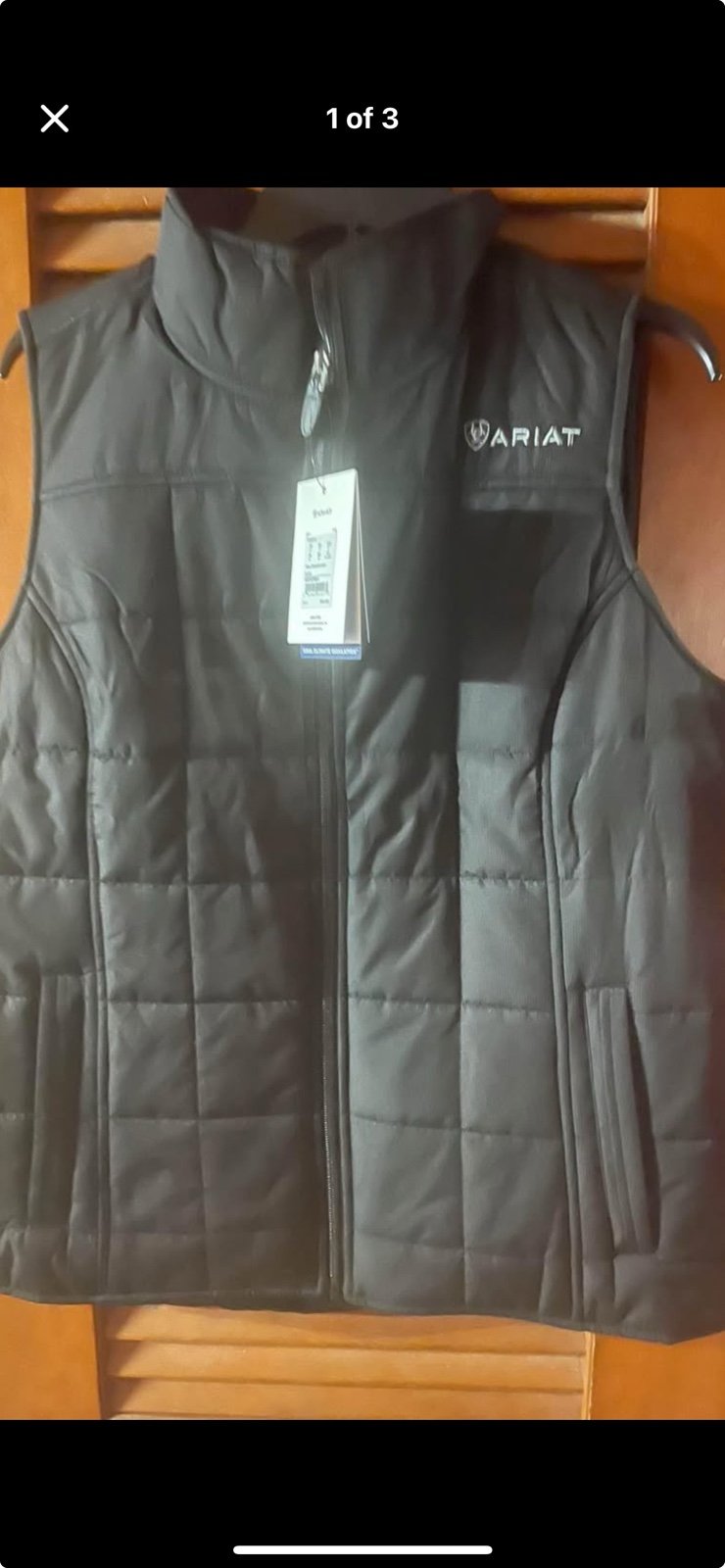 Women’s ariat puffy vest size xl