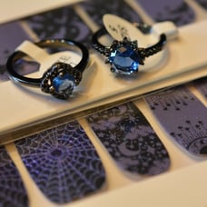Size 5 OR 7 Halloween ring/nail bundle #7