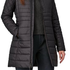 Patagonia Radalie Parka long down coat jacket SzXL Black