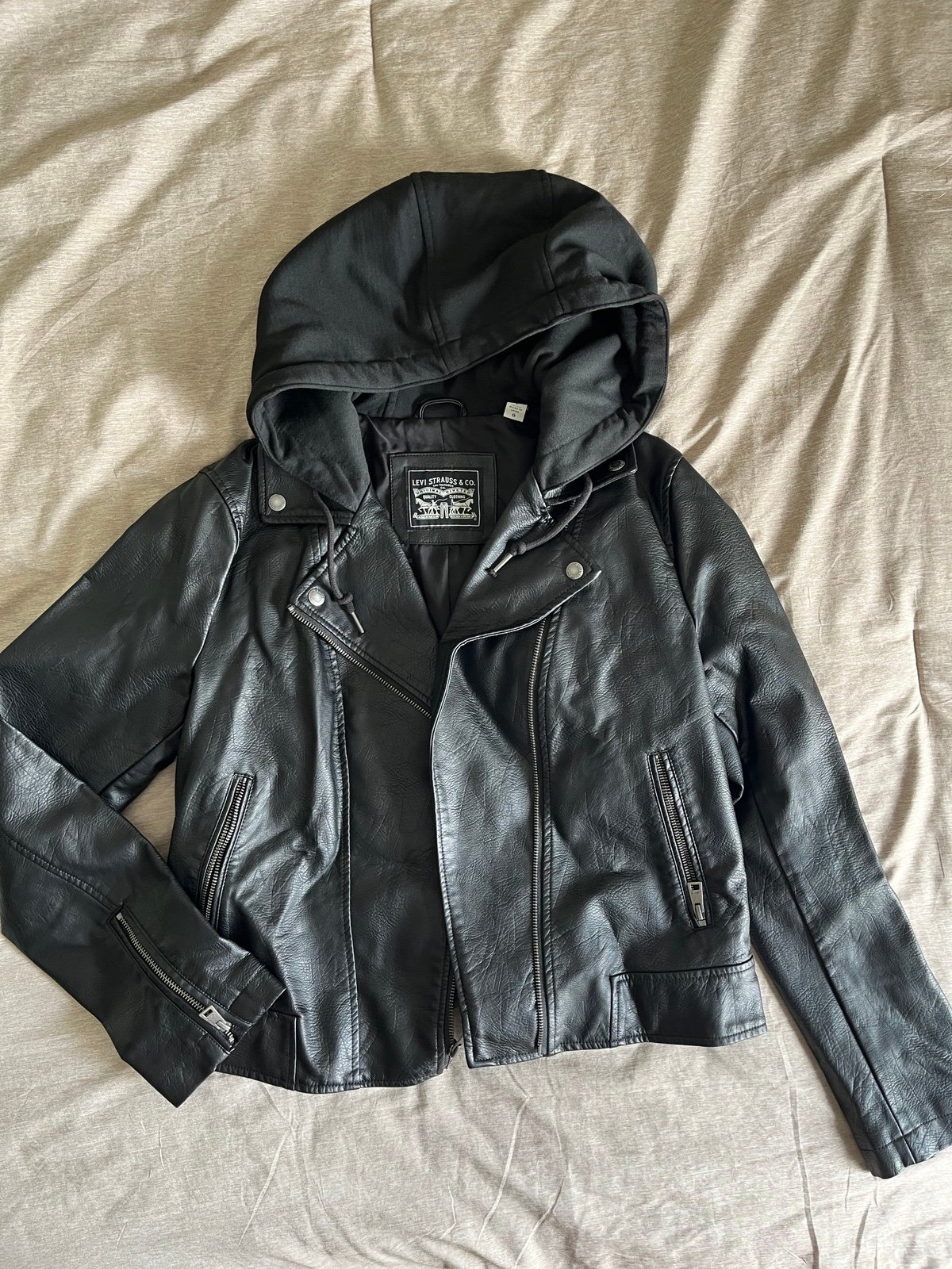 Women’s Levi Strauss Black Leather Jacket