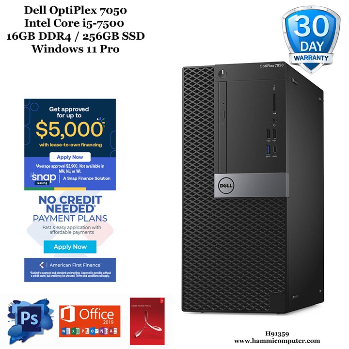 Dell OptiPlex 7050, Intel Core i5, 16GB, 256GB H91359