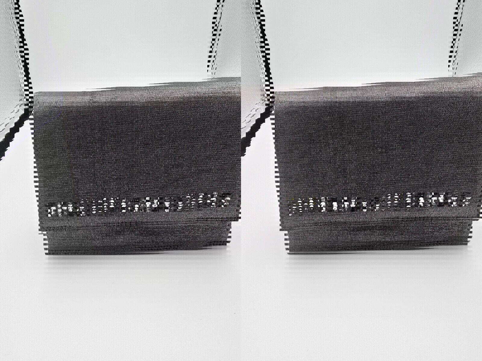 Vintage Stuart Weitzman Gray Clutch/Shoulder Bag