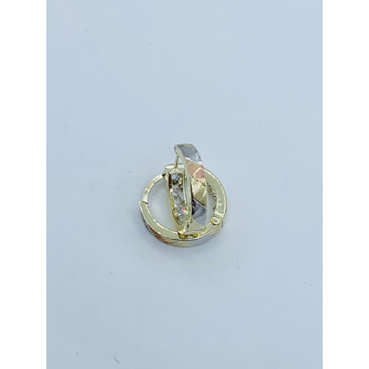 ❤️ Real 10k Gold Small Hoop Earrings Huggies 15mm