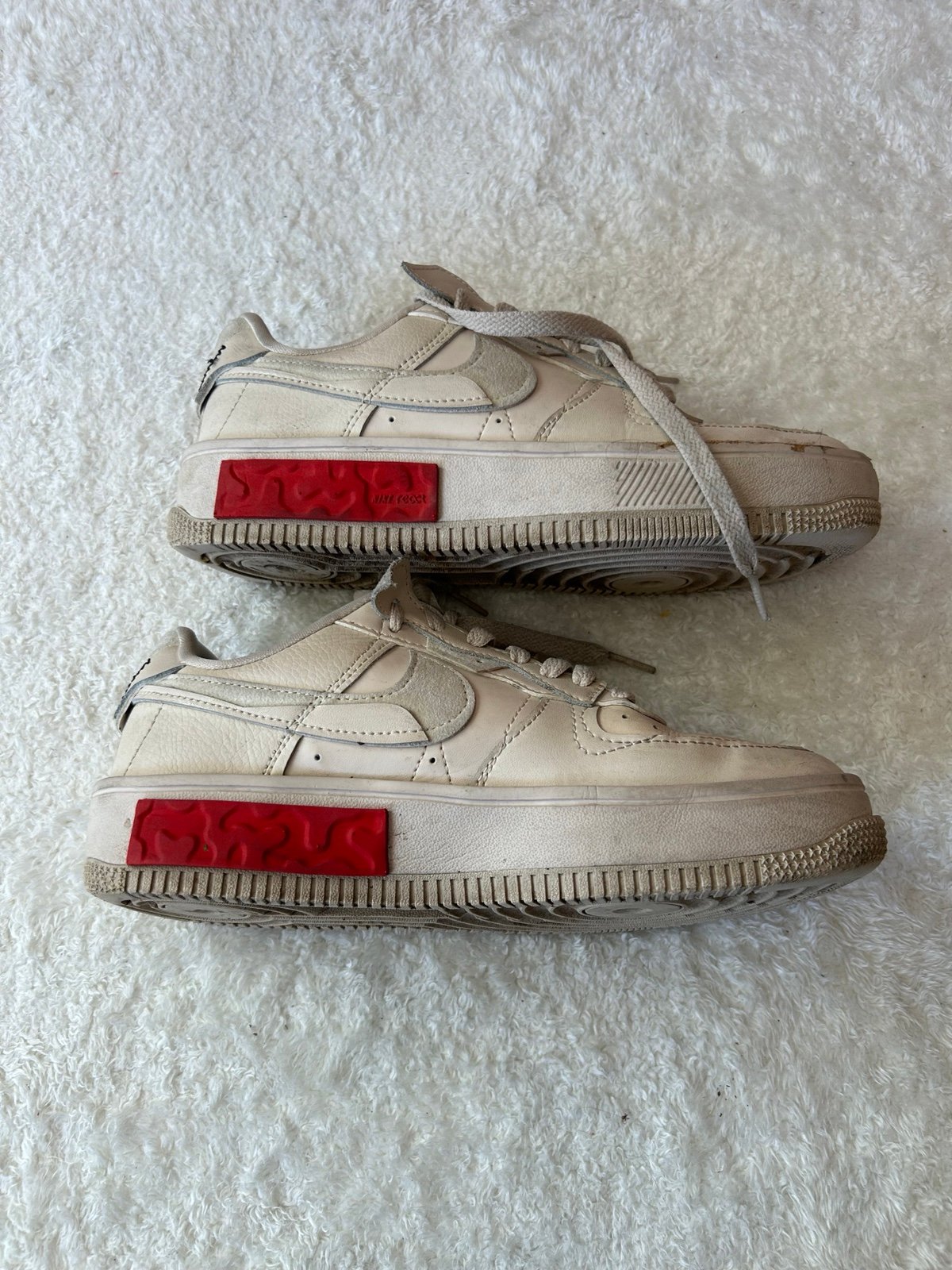Nike Air Force 1 Fontanka Shoes Tan Beige DA7024-200 Women's Size 7