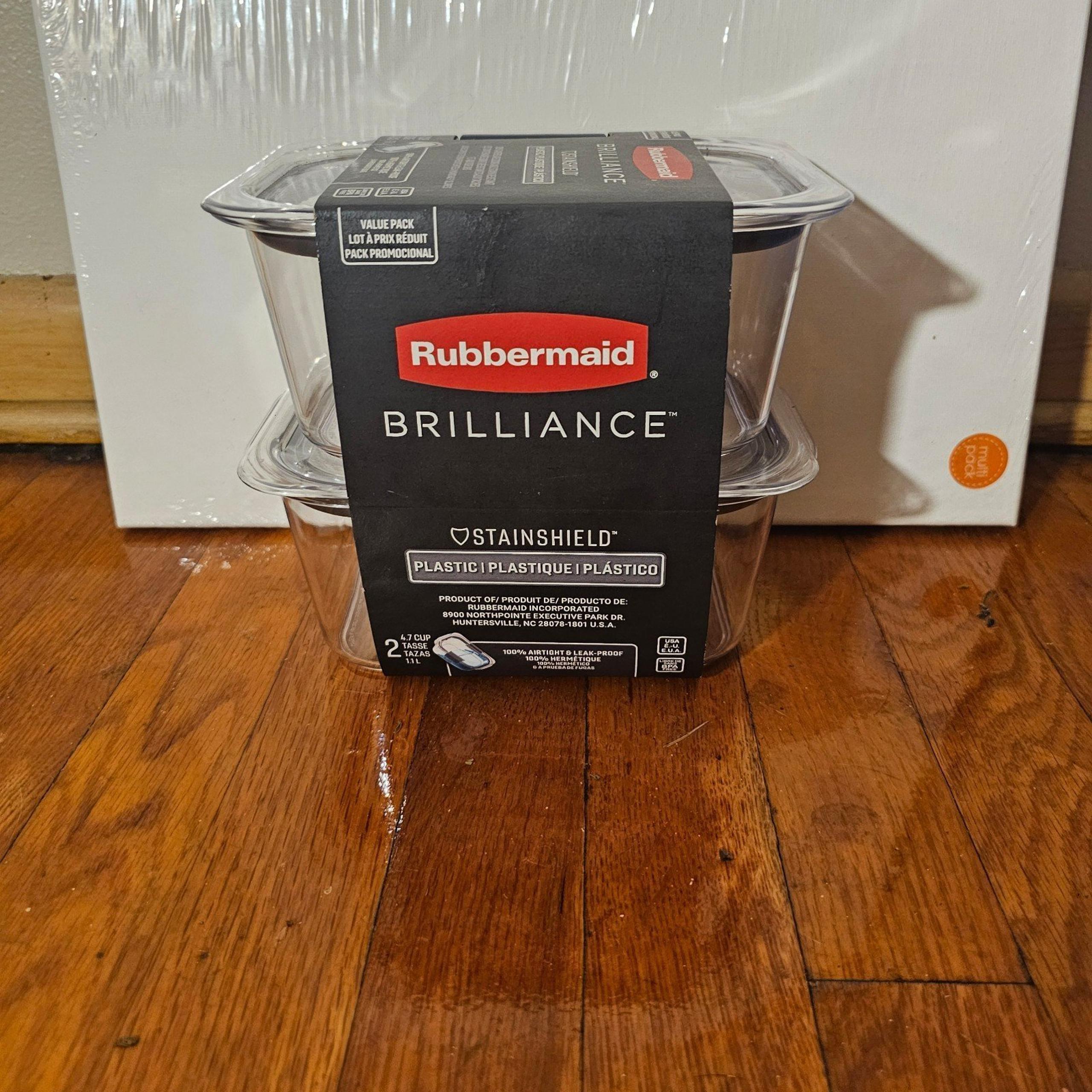 2 Pack Rubbermaid Tupperware