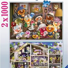 NEW Ravensburger Gelini 2 x 1000 Pc Puzzle