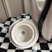 Black & White Striped Teapot