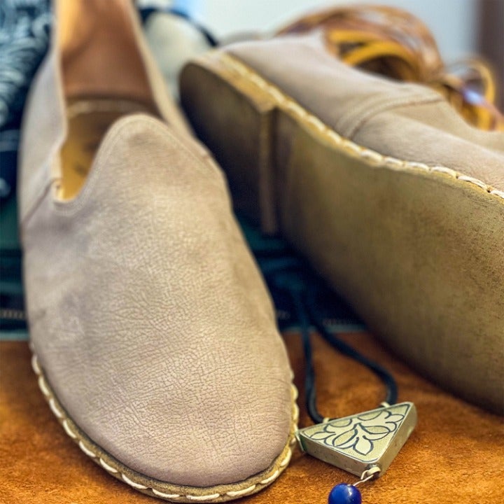 Handsewing 100% Anatolian Leather Indoor&Outdoor Shoes