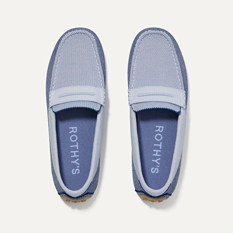 Rothy’s The Driver in Santorini Blue Women’s Size 12.5
