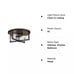Indoor Flush Mount Ceiling Lights Interior Close to Ceiling Light Fixture - NEW