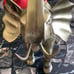 Heavy solid brass elephant statue upturned trunk 10 pounds