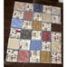 Cowboy western bandanna denim throw blanket
