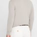 NWT Neiman Marcus 100% Pure Cashmere Pearl Gray Pullover V-Neck Sweater Size 2XL