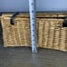 Wicker Creel Basket Fly Fishing Perch Trout Vintage Adjustable Strap Clasp Lid