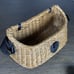 Wicker Creel Basket Fly Fishing Perch Trout Vintage Adjustable Strap Clasp Lid