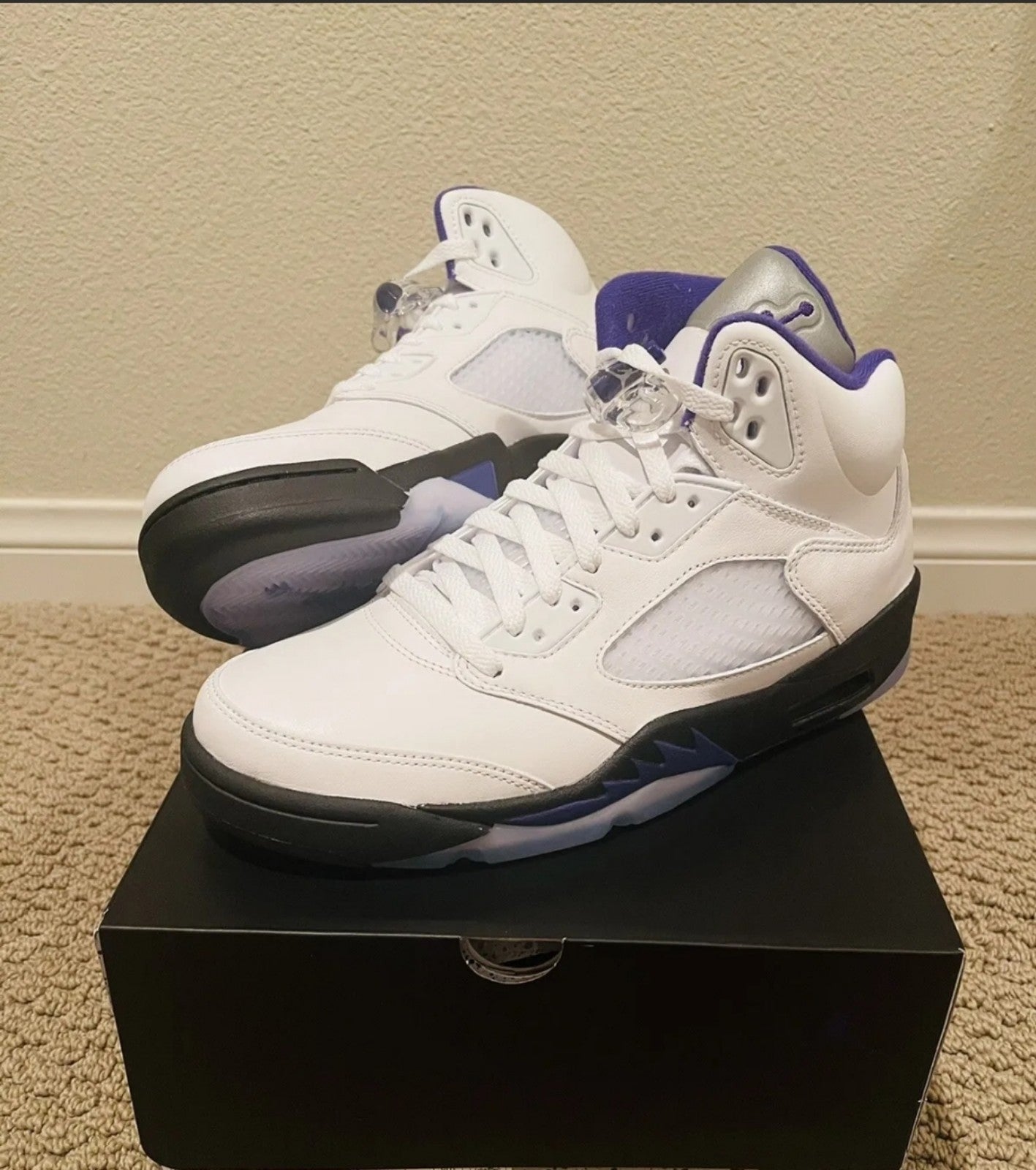 Air Jordan Retro 5 Concord Size 9.5 New Air Jordan Retro 5 Concord Size 9.5 New