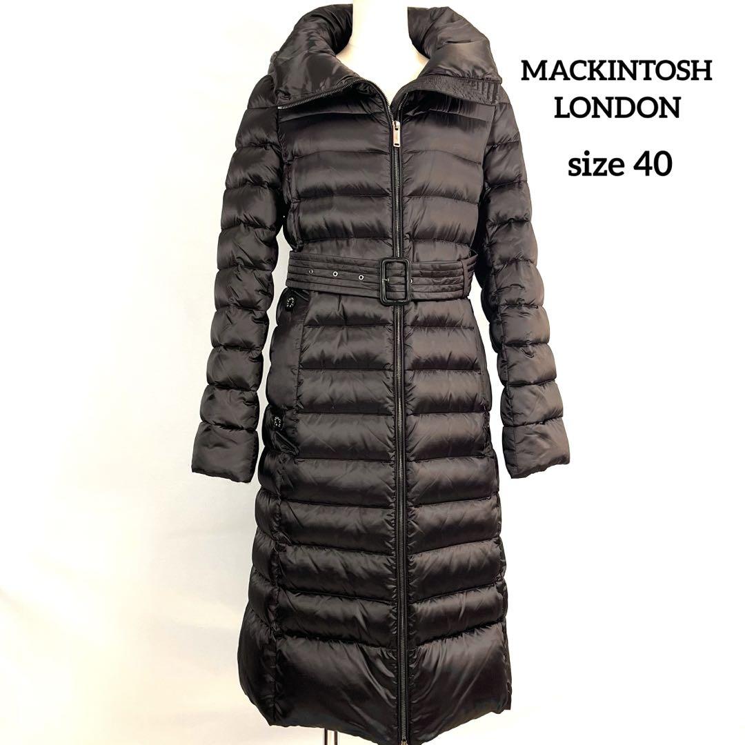 'Excellent Condition' MACKINTOSH LONDON Down Coat with Hood, Brown
