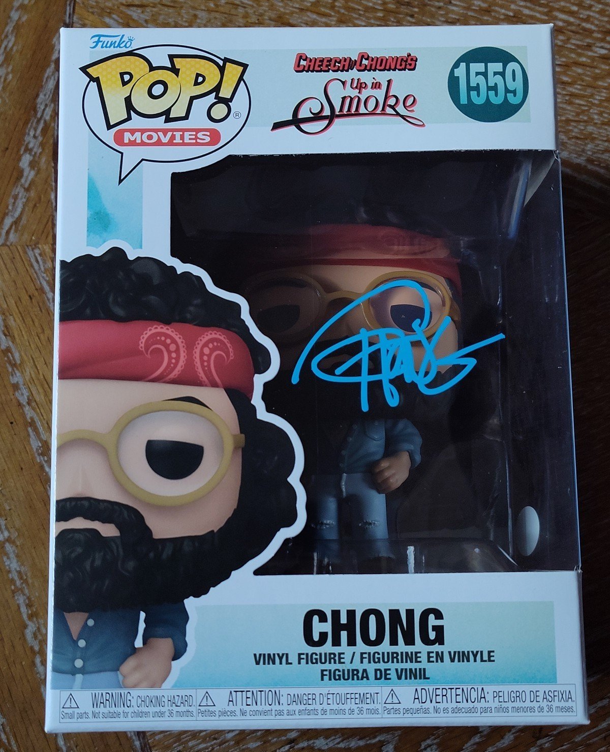 Tommy Chong Autographed FUNKO POP