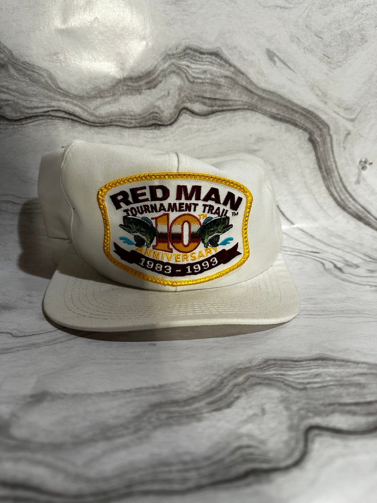 Vintage Red man fishing hat