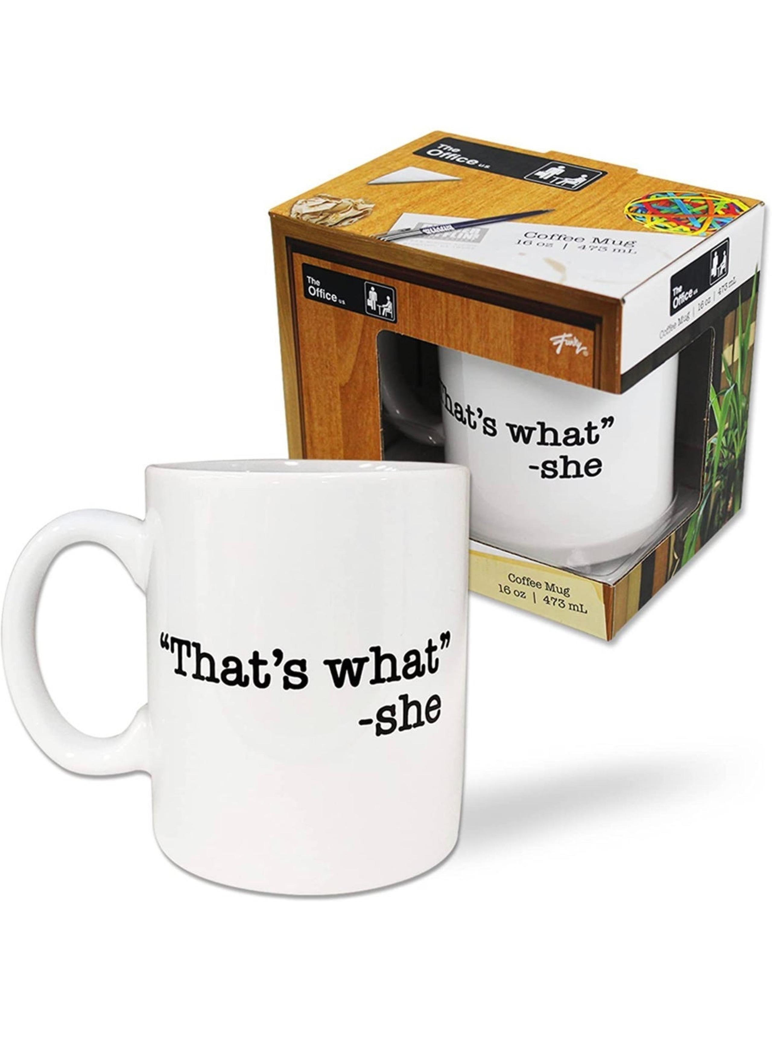 The Office 16 Oz Coffee Mug featuring “That's What She Said” (2 PCS)
