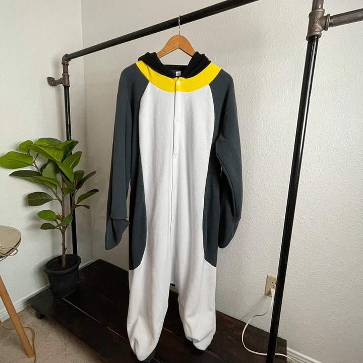 Penguin Unisex Adult Onesie Pajama Costume