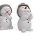 Set of 4 Christmas Decoration Decoration Figures Snowman White