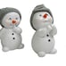Set of 4 Christmas Decoration Decoration Figures Snowman White