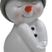 Set of 4 Christmas Decoration Decoration Figures Snowman White
