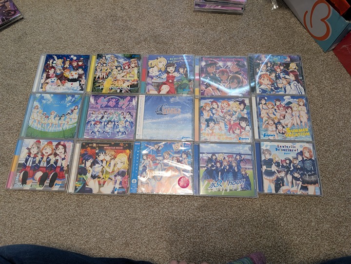 Aqours 15 CD Lot Love Live Sunshine Music