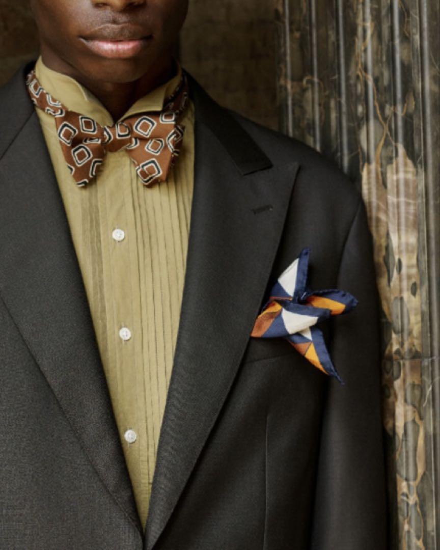 Geometric Pattern Pocket Square