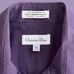 Vintage 90s Christian Dior Men’s L Button Up Dress Shirt 15 1/2 Size 34/35 Fancy