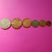Mexican Coin Denomination Set 1946-1962 (6 Coin Set)