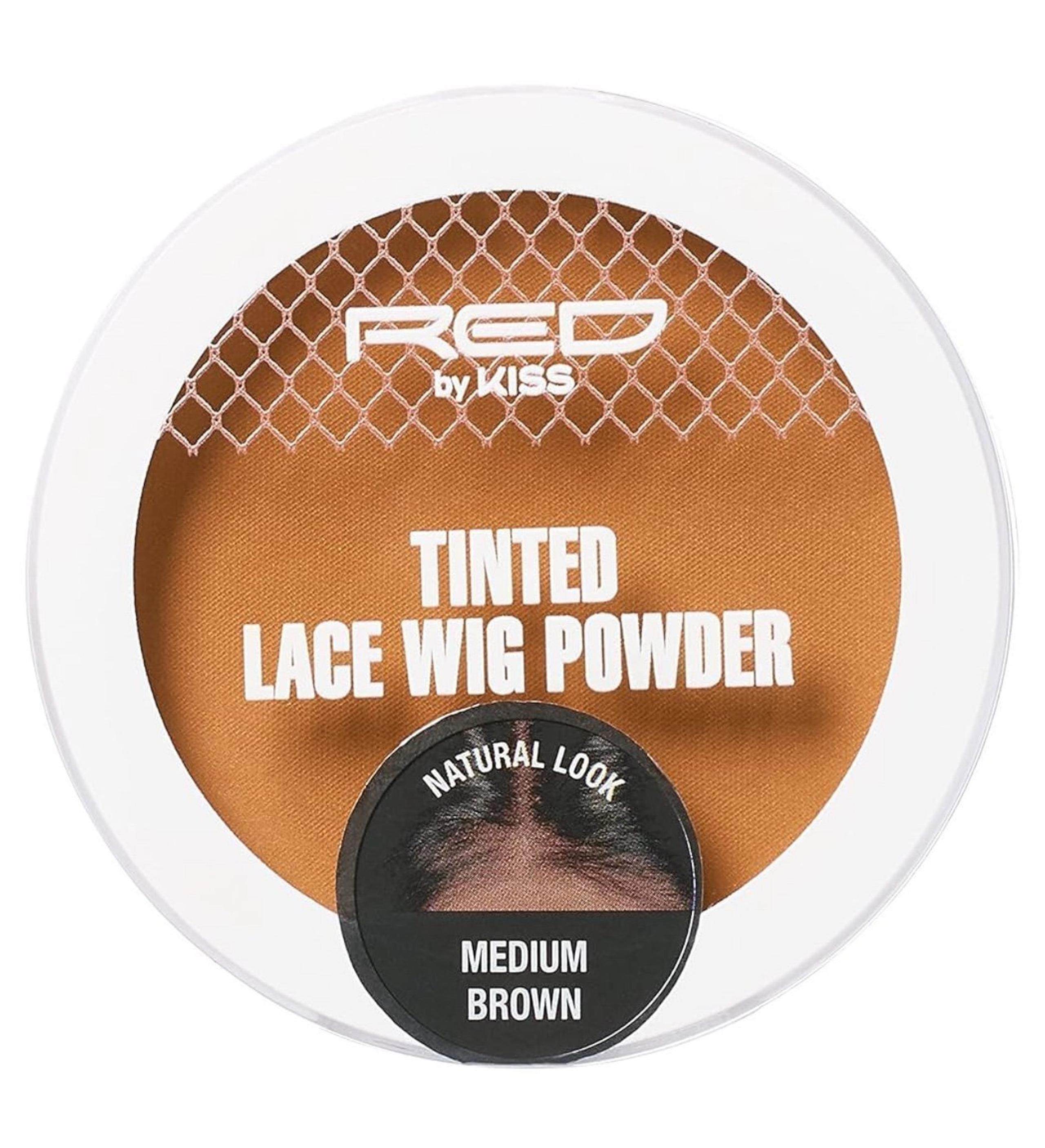 RED by Kiss Tinted Lace Wig Powder Set - Medium Brown