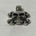 Bill Wall Leather Pendant Top Pirates Skull