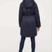 Maternity navy parka