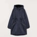 Maternity navy parka