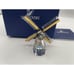 Swarovski Crystal Memories Gold Journeys Windmill Figurine 266301