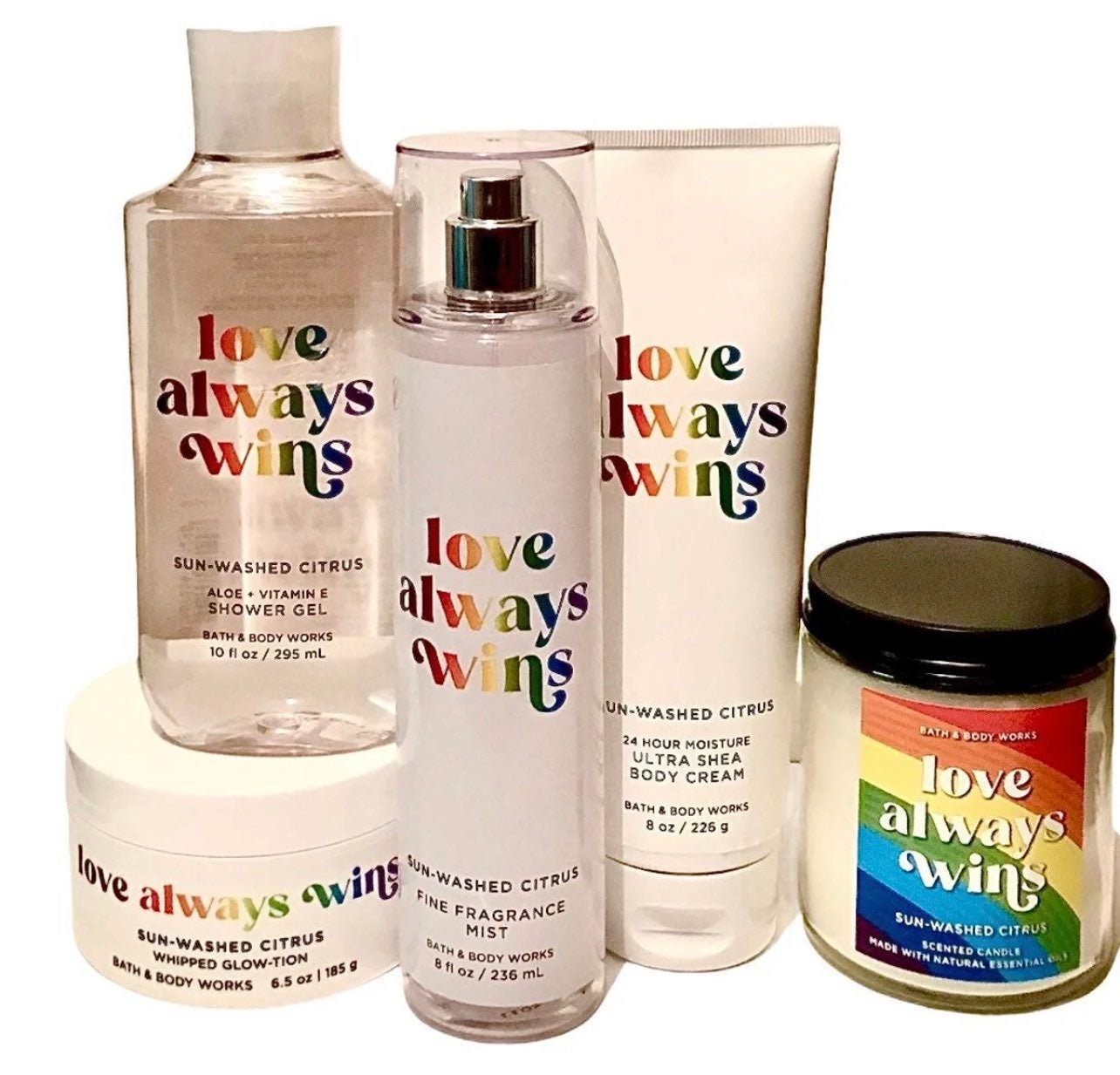 SOLD ON MARKET PLACEBody Works Love Always Wins Bundle