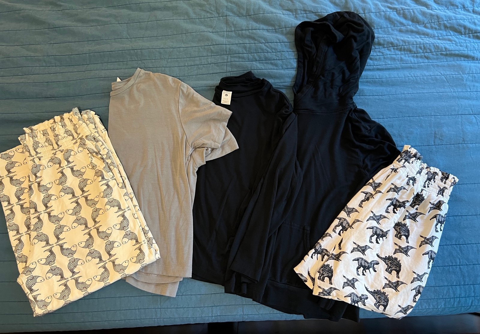 Girls 9-10 Kate Quinn bundle Dinos koi fish