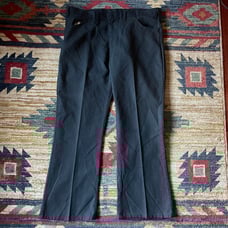 Vintage 60s 70s Levi’s BIG E STA-PREST Navy Flare Pants Made in USA